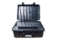 2G/3G/4G LOJACK GPS WiFiのための手持ち型のスーツケースの高い発電信号の妨害機12バンド