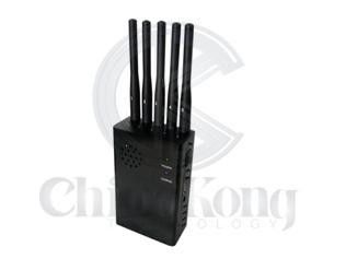 5つのバンド4G LTEの携帯電話のための携帯用手持ち型信号の妨害機の作り付け電池